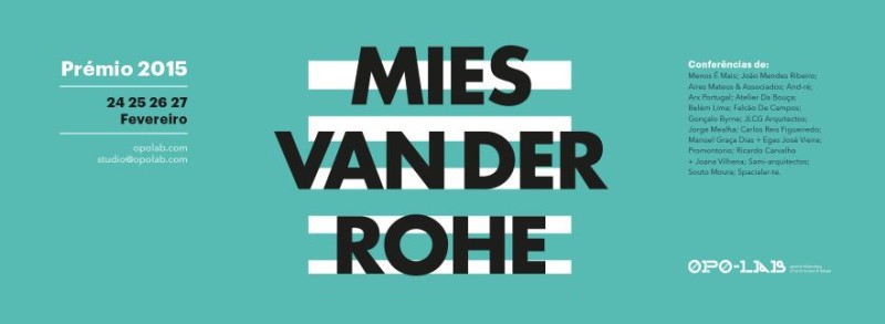 Lecture at EU-Mies van der Rohe Award 2015 nominees conferences